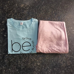 Women’s Pyjama Set Blue and Pink