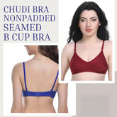 Seamed Chudi Bra WITH LINE ( PACK OF 6) CLOVA