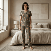 Teebuyclothing ELITE WOMENS TSHIRT + PANT PYJAMA SET ELITE WOMENS TSHIRT + PANT PYJAMA SET