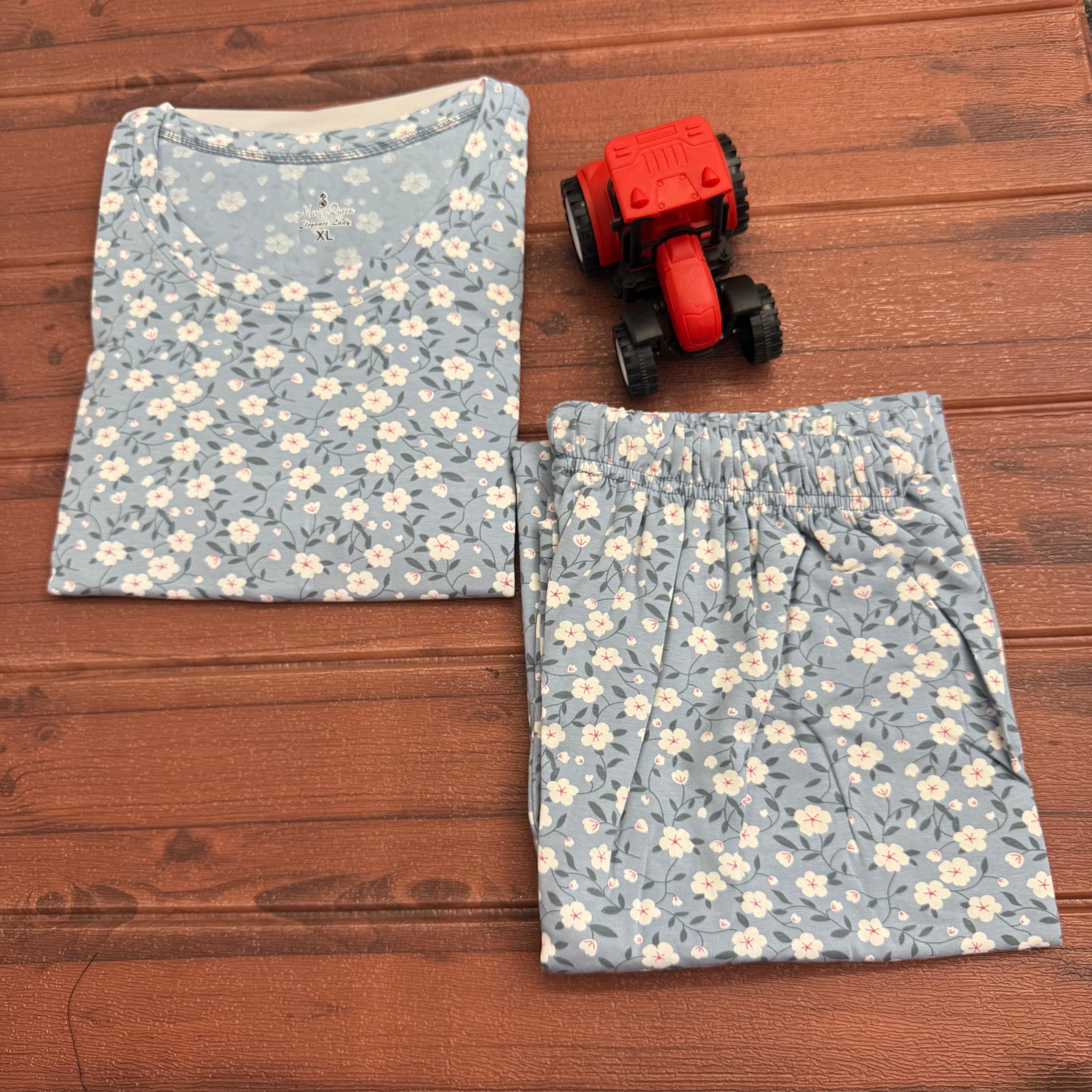 Teebuyclothing ELITE WOMENS PYJAMA SET WITH FULL PANT ELITE WOMENS PYJAMA SET WITH FULL PANT