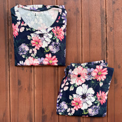 Teebuyclothing ELITE WOMENS TSHIRT + PANT PYJAMA SET ELITE WOMENS TSHIRT + PANT PYJAMA SET