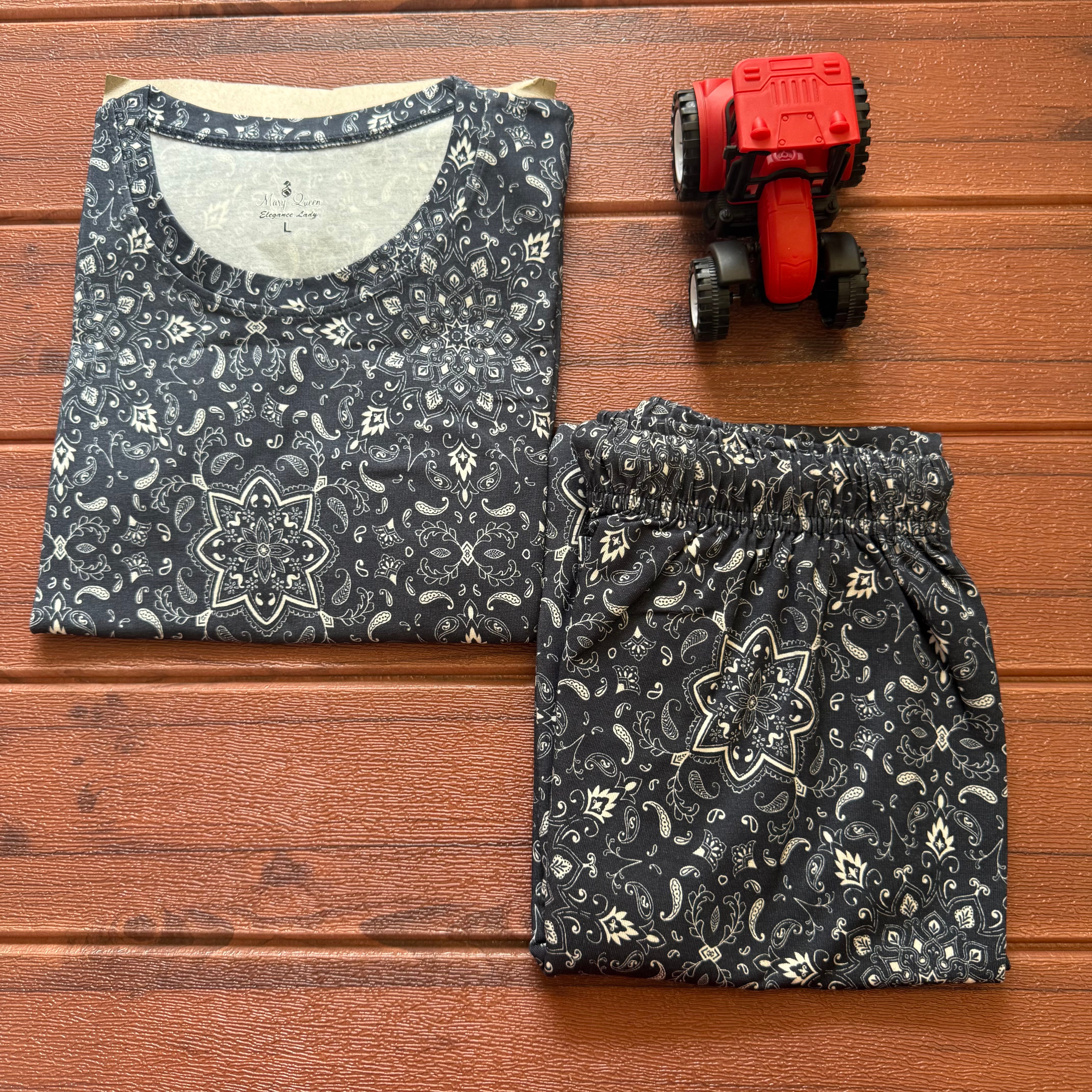 Teebuyclothing ELITE WOMENS PYJAMA SET WITH FULL PANT ELITE WOMENS PYJAMA SET WITH FULL PANT