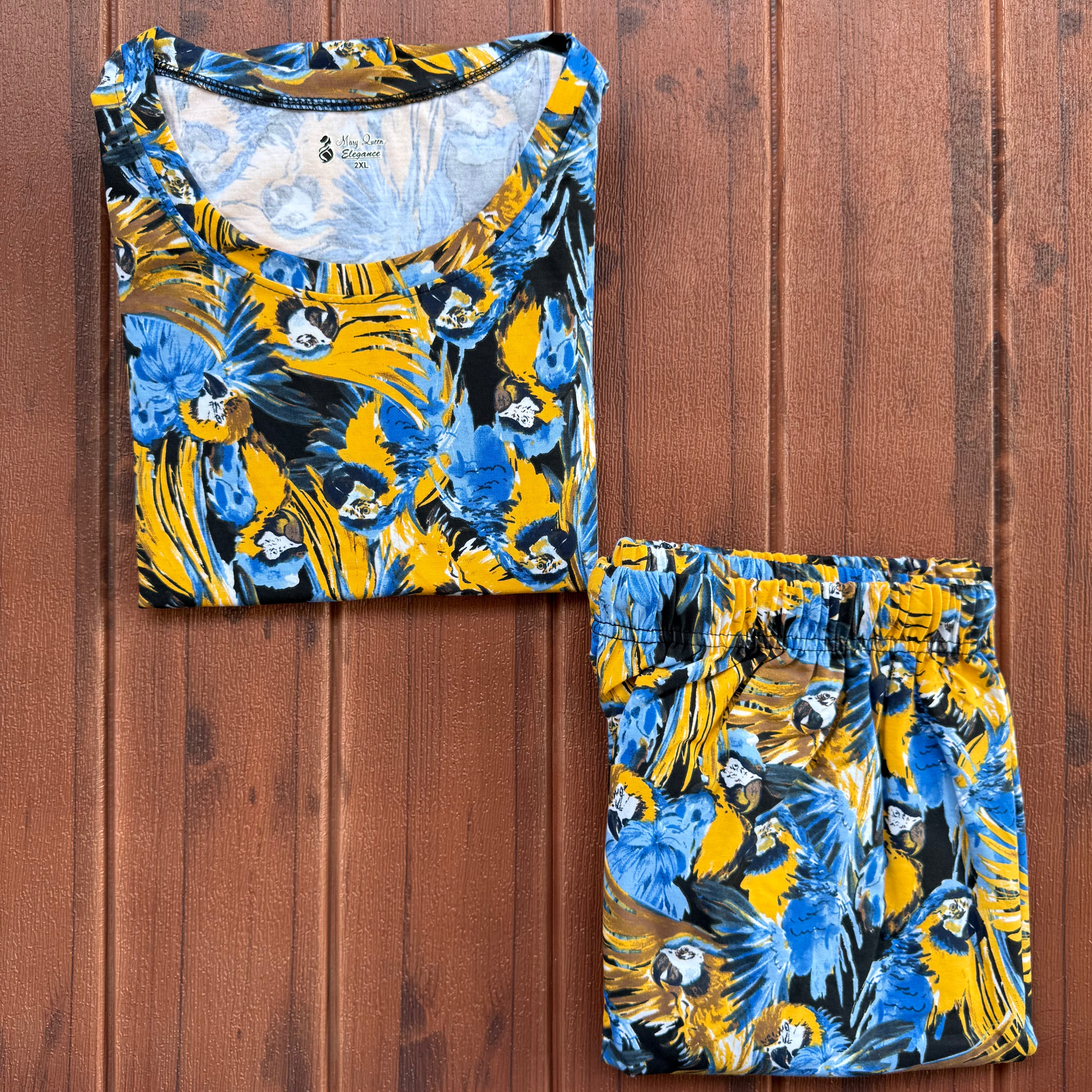 Teebuyclothing ELITE WOMENS TSHIRT + PANT PYJAMA SET ELITE WOMENS TSHIRT + PANT PYJAMA SET