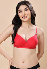 Teebuyindia B-17-LYCRA PADDED BRA , B CUP Pushup BRA (PACK OF 3) B-17-LYCRA PADDED BRA , B CUP Pushup BRA (PACK OF 3)