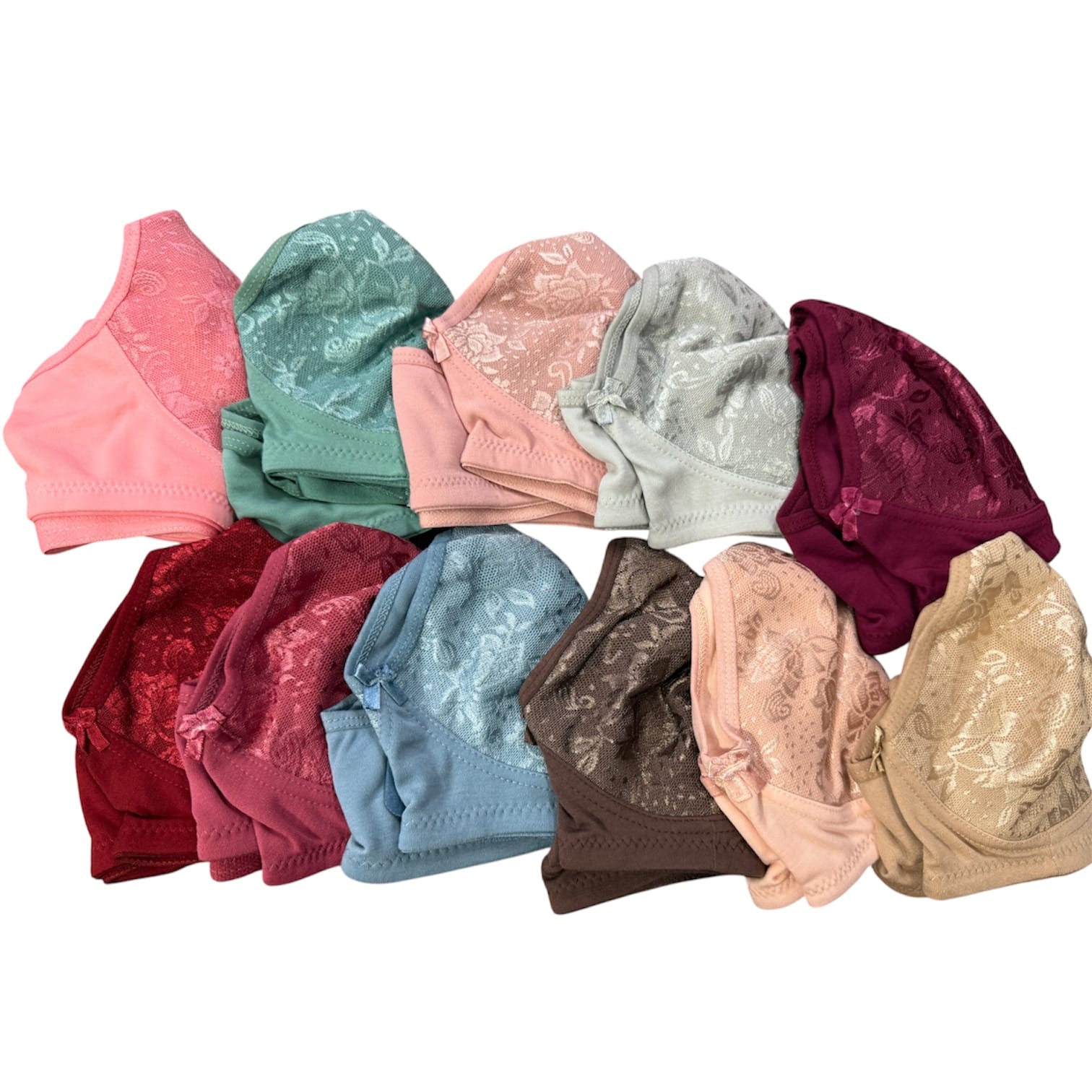 B - 15 - Fancy Chudi Bra, B CUP (PACK OF 3) - TeebuyclothingB - 15 - Fancy Chudi Bra, B CUP (PACK OF 3) for women & kids - Teebuyclothing