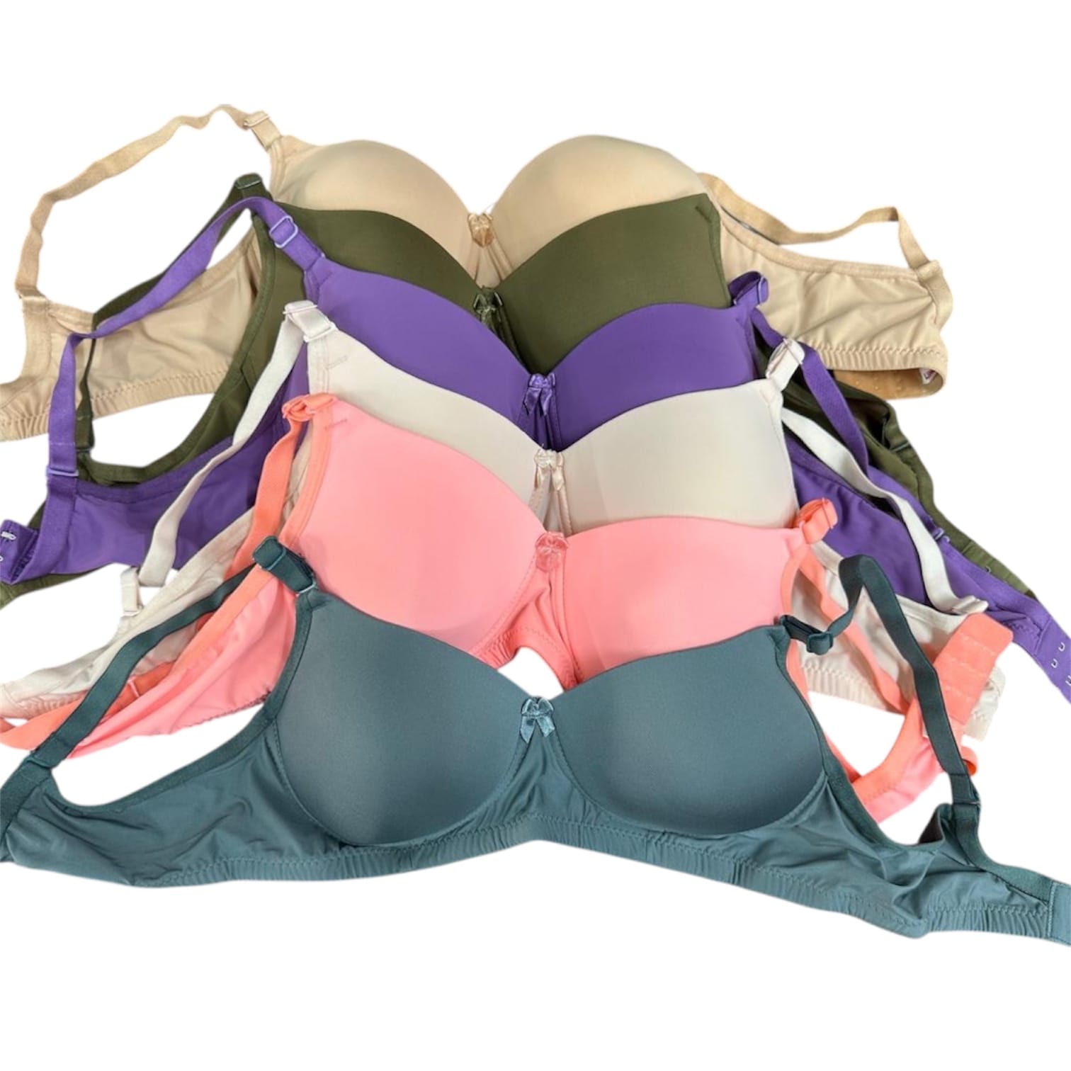 Teebuyindia B-17-LYCRA PADDED BRA , B CUP Pushup BRA (PACK OF 3) B-17-LYCRA PADDED BRA , B CUP Pushup BRA (PACK OF 3)