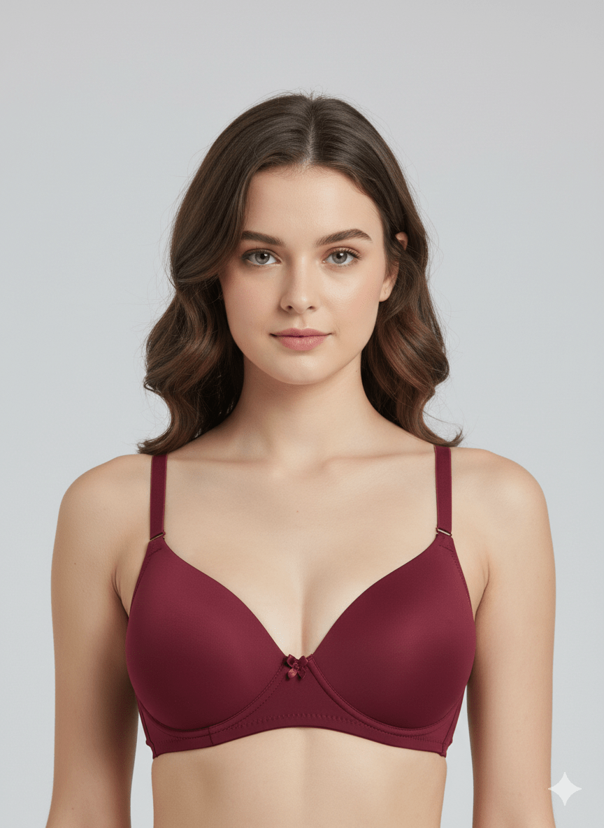 Teebuyindia B-17-LYCRA PADDED BRA , B CUP Pushup BRA (PACK OF 3) B-17-LYCRA PADDED BRA , B CUP Pushup BRA (PACK OF 3)