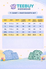 FP-4 Elite Kids unisex TSHIRT+PANT GRAPE TUSKER DREAMS SET