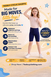 Teebuy Cyclic Shorts (Pack of-3)