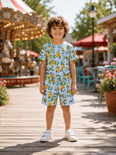 Teebuyindia kids wear ELITE KIDS UNISEX SHORTSET-PICKA ALPHY ELITE KIDS UNISEX SHORTSET-PICKA ALPHY