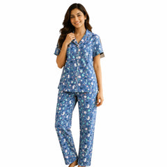 Teebuyclothing ELITE WOMENS SHIRT + PANT PYJAMA SET SEA GREEN ELITE WOMENS SHIRT + PANT PYJAMA SET SEA GREEN