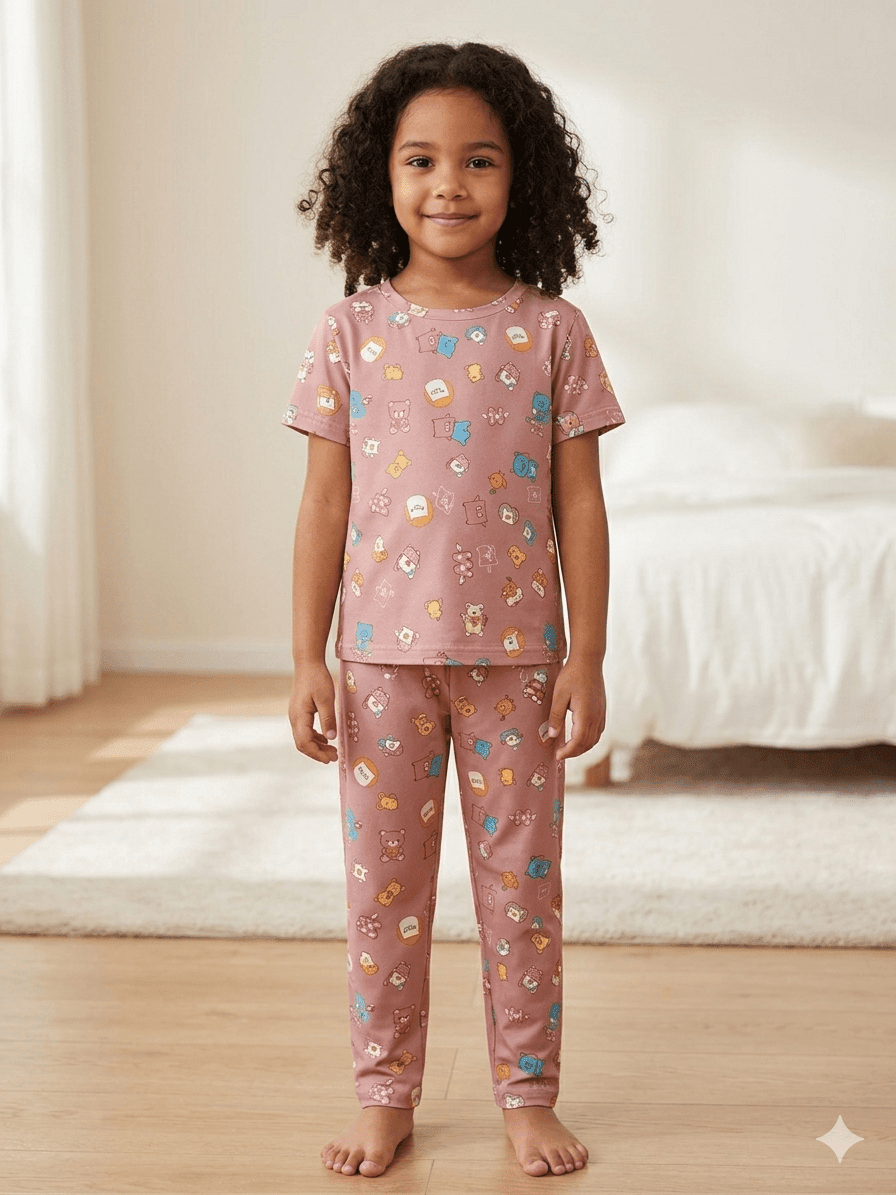 Elite Kids unisex TSHIRT+PANT SET BLUSH PINK PIGGY DREAM SET - TeebuyclothingElite Kids unisex TSHIRT+PANT SET BLUSH PINK PIGGY DREAM SET for women & kids - Teebuyclothing