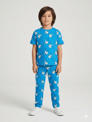 Elite Kids unisex TSHIRT+PANT SET BLUE FOX ROCKSTAR SET - TeebuyclothingElite Kids unisex TSHIRT+PANT SET BLUE FOX ROCKSTAR SET for women & kids - Teebuyclothing
