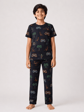 Teebuyindia kids wear Elite Kids unisex TSHIRT+PANT NAVY BUS SAFARI Elite Kids unisex TSHIRT+PANT NAVY BUS SAFARI