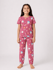 Elite Kids unisex TSHIRT+PANT SET MEROON PIGGY LOVE - TeebuyclothingElite Kids unisex TSHIRT+PANT SET MEROON PIGGY LOVE for women & kids - Teebuyclothing
