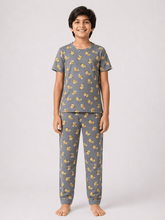 Teebuyindia kids wear Elite Kids unisex TSHIRT+PANT SET GREY POP DUCK SET Elite Kids unisex TSHIRT+PANT SET GREY POP DUCK SET