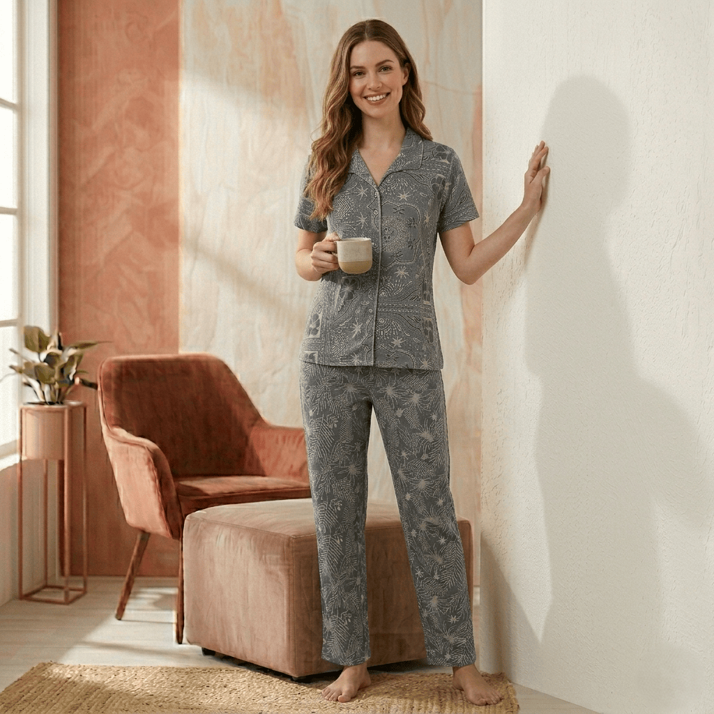 Teebuyclothing ELITE WOMENS SHIRT + PANT PYJAMA SET ELITE WOMENS SHIRT + PANT PYJAMA SET