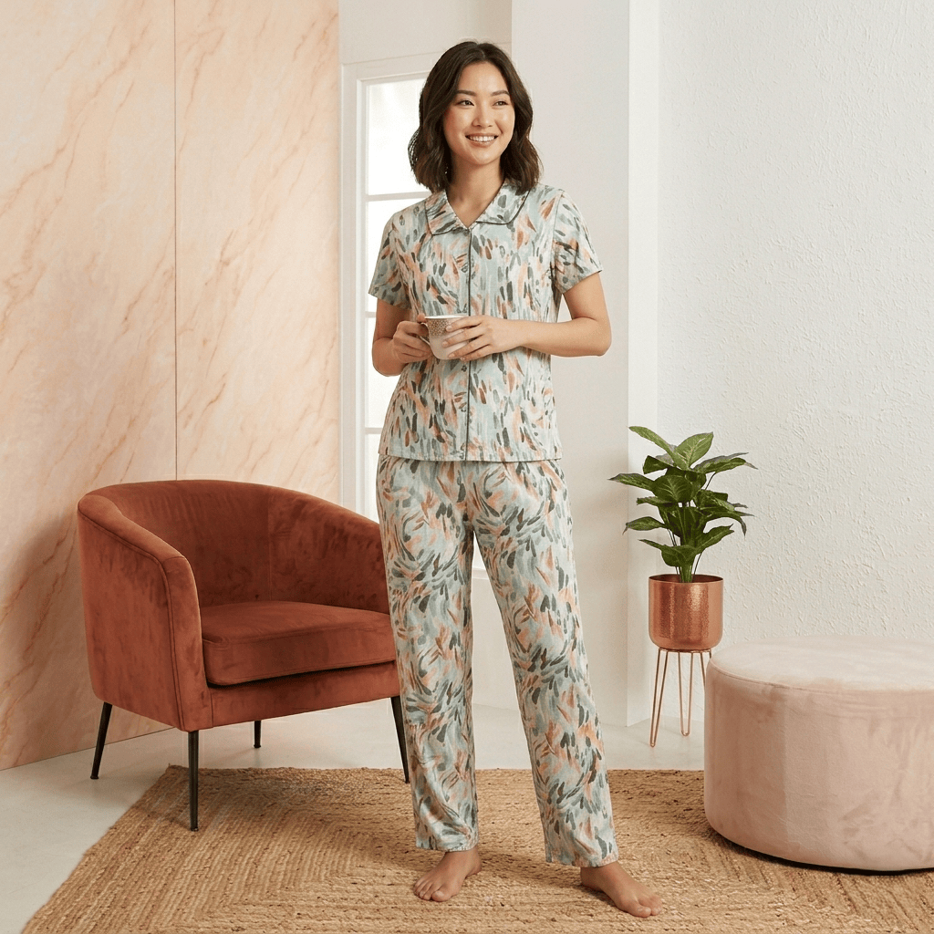 Teebuyclothing ELITE WOMENS SHIRT + PANT PYJAMA SET ELITE WOMENS SHIRT + PANT PYJAMA SET