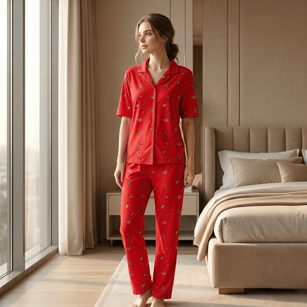 Teebuyclothing ELITE WOMENS SHIRT + PANT PYJAMA SET ELITE WOMENS SHIRT + PANT PYJAMA SET