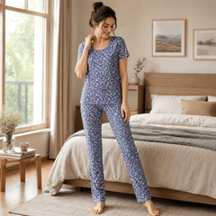 Teebuyclothing ELITE WOMENS TSHIRT + PANT PYJAMA SET ELITE WOMENS TSHIRT + PANT PYJAMA SET