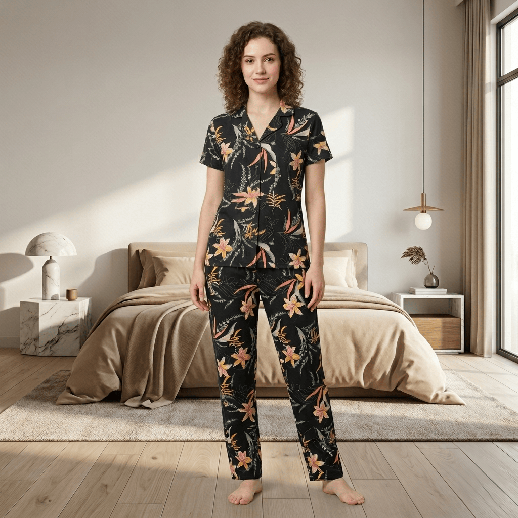 Teebuyclothing ELITE WOMENS SHIRT + PANT PYJAMA SET ELITE WOMENS SHIRT + PANT PYJAMA SET