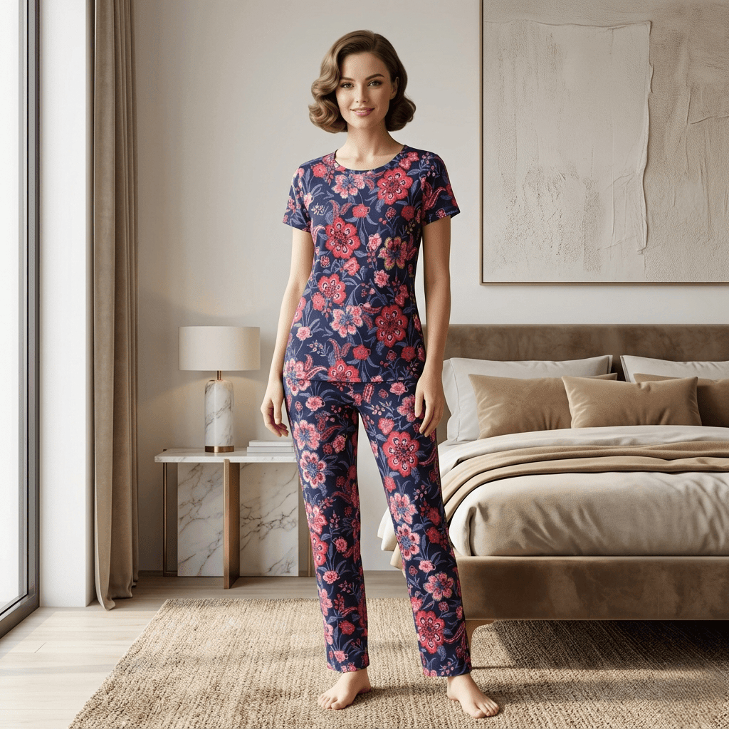 ELITE WOMENS TSHIRT + PANT PYJAMA SET - TeebuyclothingELITE WOMENS TSHIRT + PANT PYJAMA SET for women & kids - Teebuyclothing