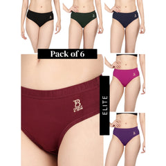 Elite Womens Panties (Pack of 6) - TeebuyclothingElite Womens Panties (Pack of 6) for women & kids - Teebuyclothing