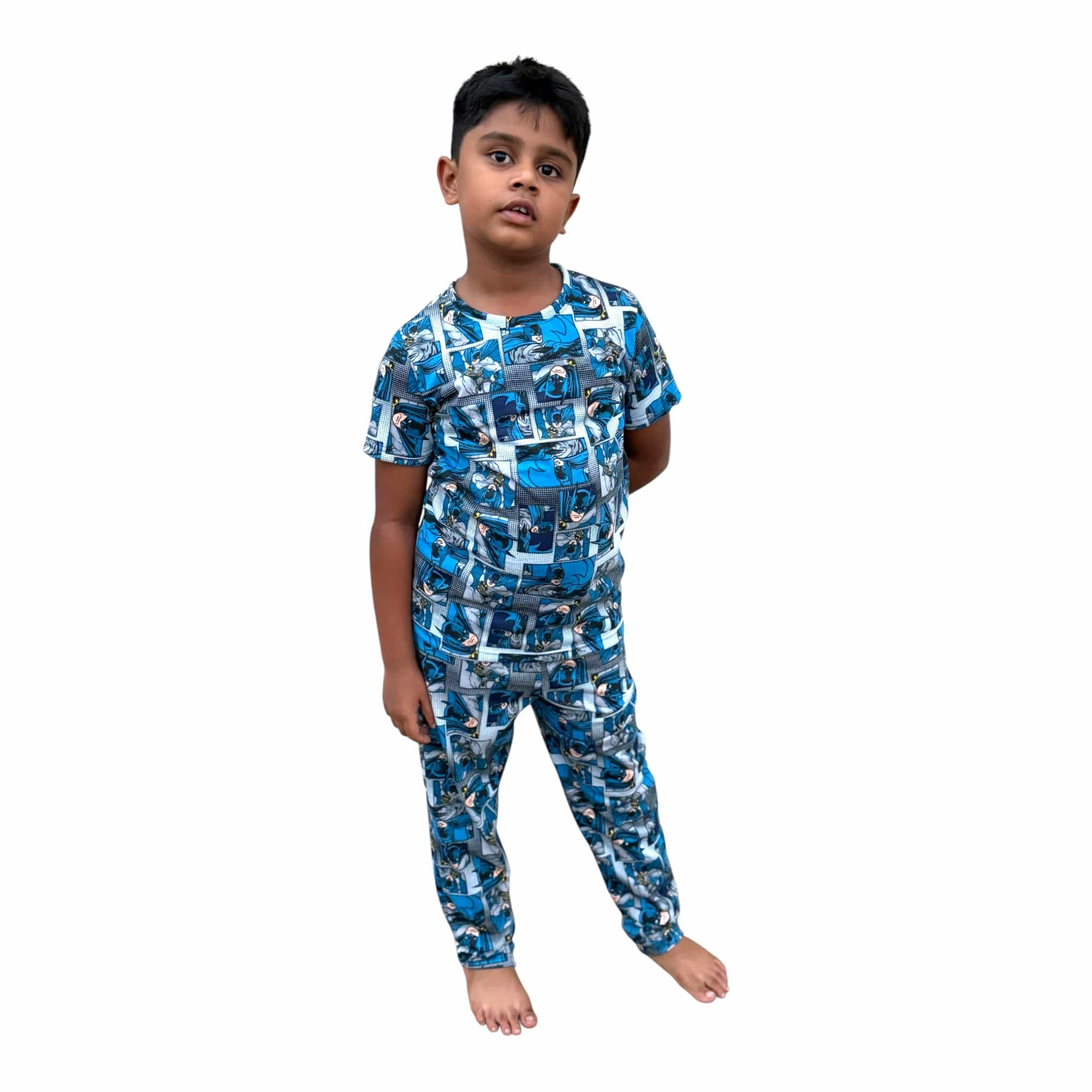 Teebuyindia kids wear Elite Kids unisex TSHIRT+PANT BATMan Elite Kids unisex TSHIRT+PANT BATMan