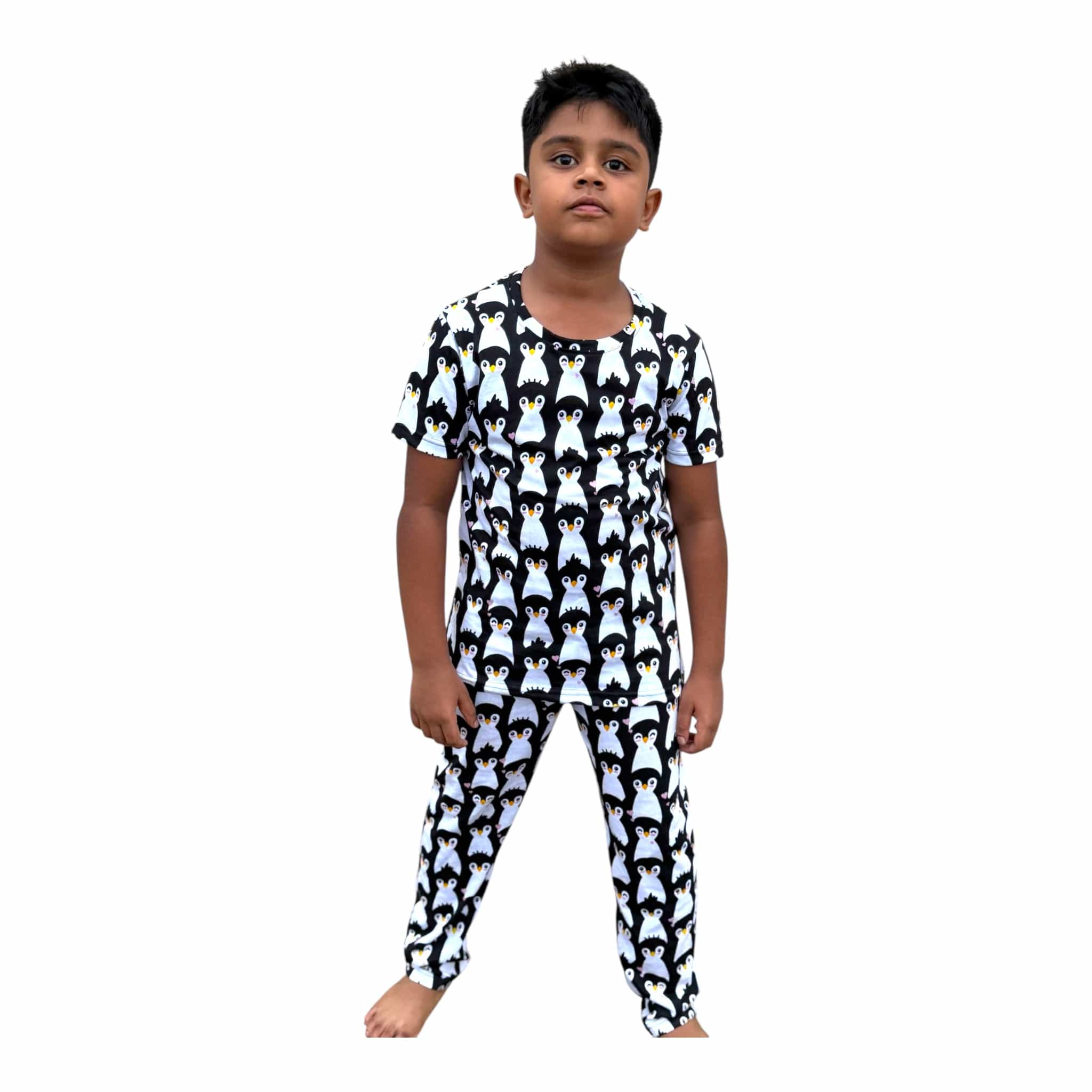 Teebuyindia kids wear Elite Kids unisex TSHIRT+PANT Penguin Elite Kids unisex TSHIRT+PANT Penguin