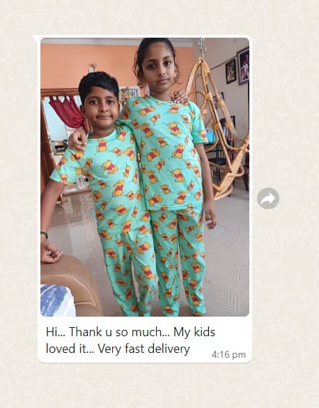 Teebuyindia kids wear Kids unisex TSHIRT+PANT RAINBOW Kids unisex TSHIRT+PANT RAINBOW