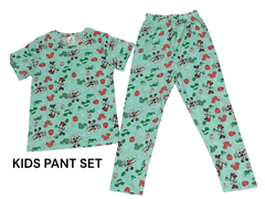 Teebuyindia kids wear kids unisex Tshirt+pant straw berry print kids unisex Tshirt+pant straw berry print
