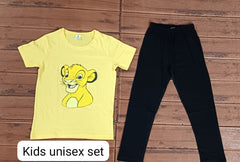 Teebuyindia kids wear Kids Unisex T-Shirt Pant SIMBHA Kids Unisex T-Shirt Pant SIMBHA