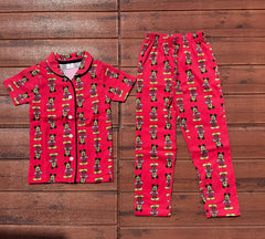 KIDS UNISEX SHIRT SET RED MICKEY - TeebuyclothingKIDS UNISEX SHIRT SET RED MICKEY for women & kids - Teebuyclothing