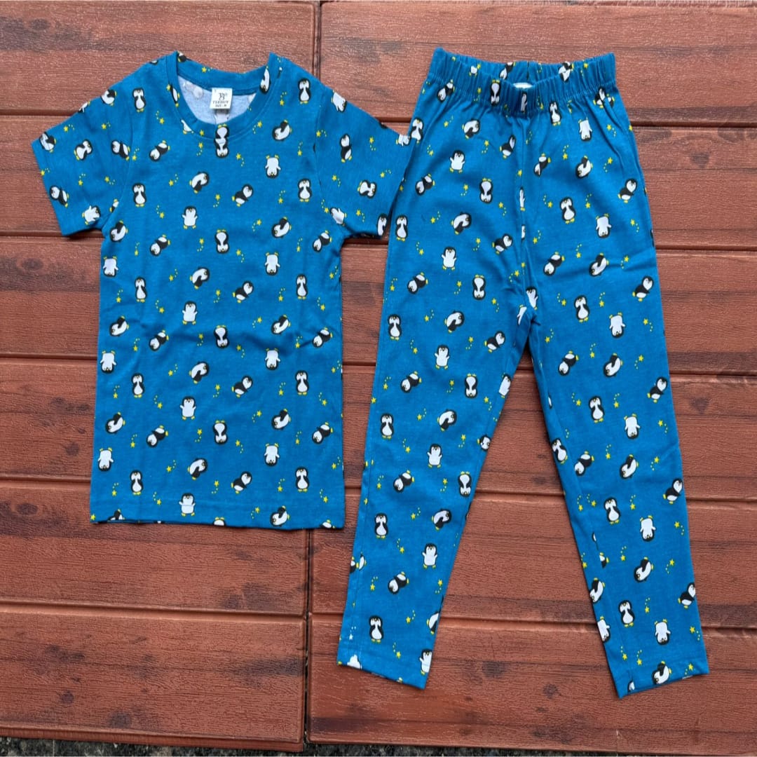 Teebuyindia kids wear Kids unisex TSHIRT+PANT PENGUIN Kids unisex TSHIRT+PANT PENGUIN