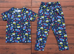 Teebuyindia kids wear Kids unisex TSHIRT+PANT ROCKET Kids unisex TSHIRT+PANT ROCKET