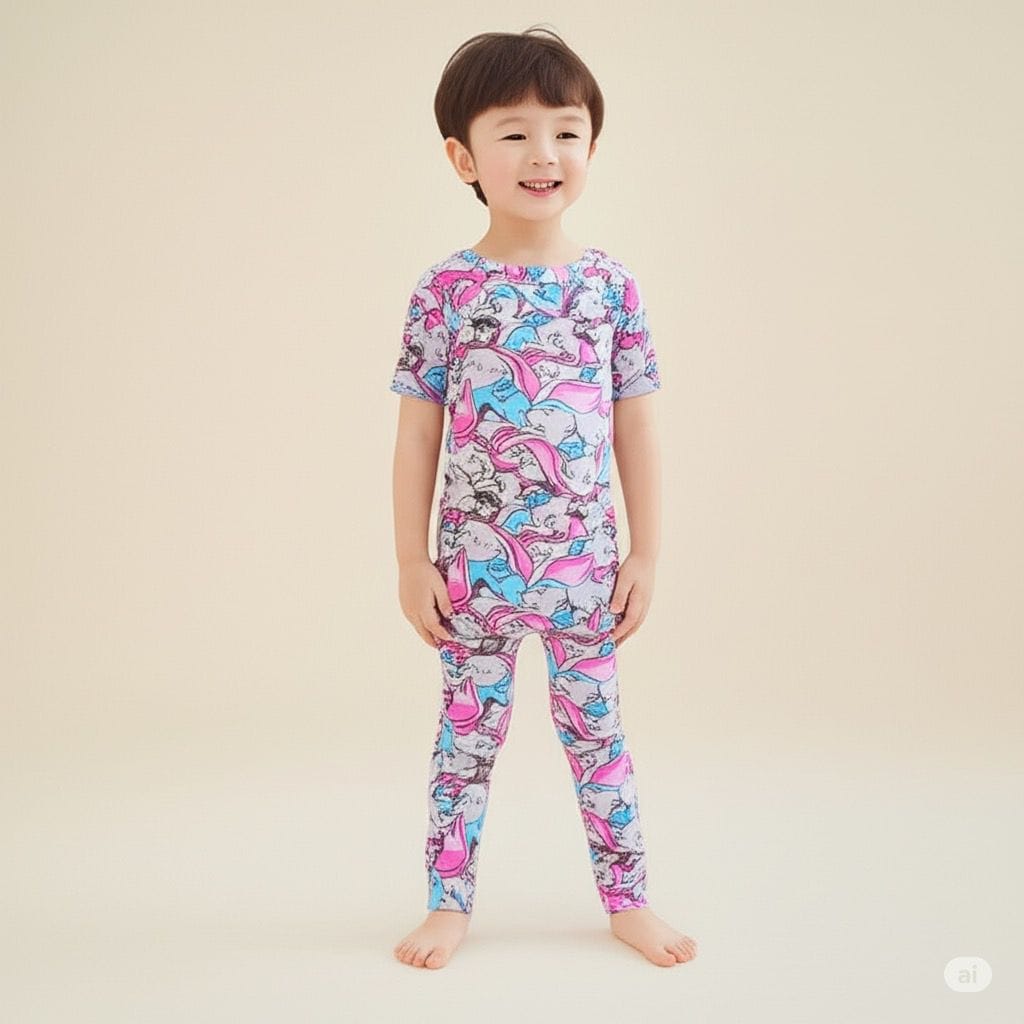 Teebuyindia kids wear Kids unisex TSHIRT+PANT ELEPHANT Kids unisex TSHIRT+PANT ELEPHANT