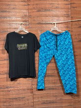 ELITE WOMENS PYJAMA SET WITH FULL PANT BLACK
