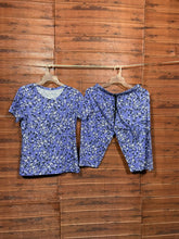 Teebuyclothing TShirt with 3/4th pant pyjama dark Voilet TShirt with 3/4th pant pyjama dark Voilet
