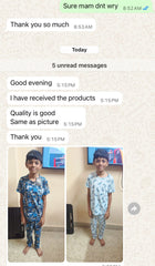 Elite Kids unisex TSHIRT+PANT DOODLE