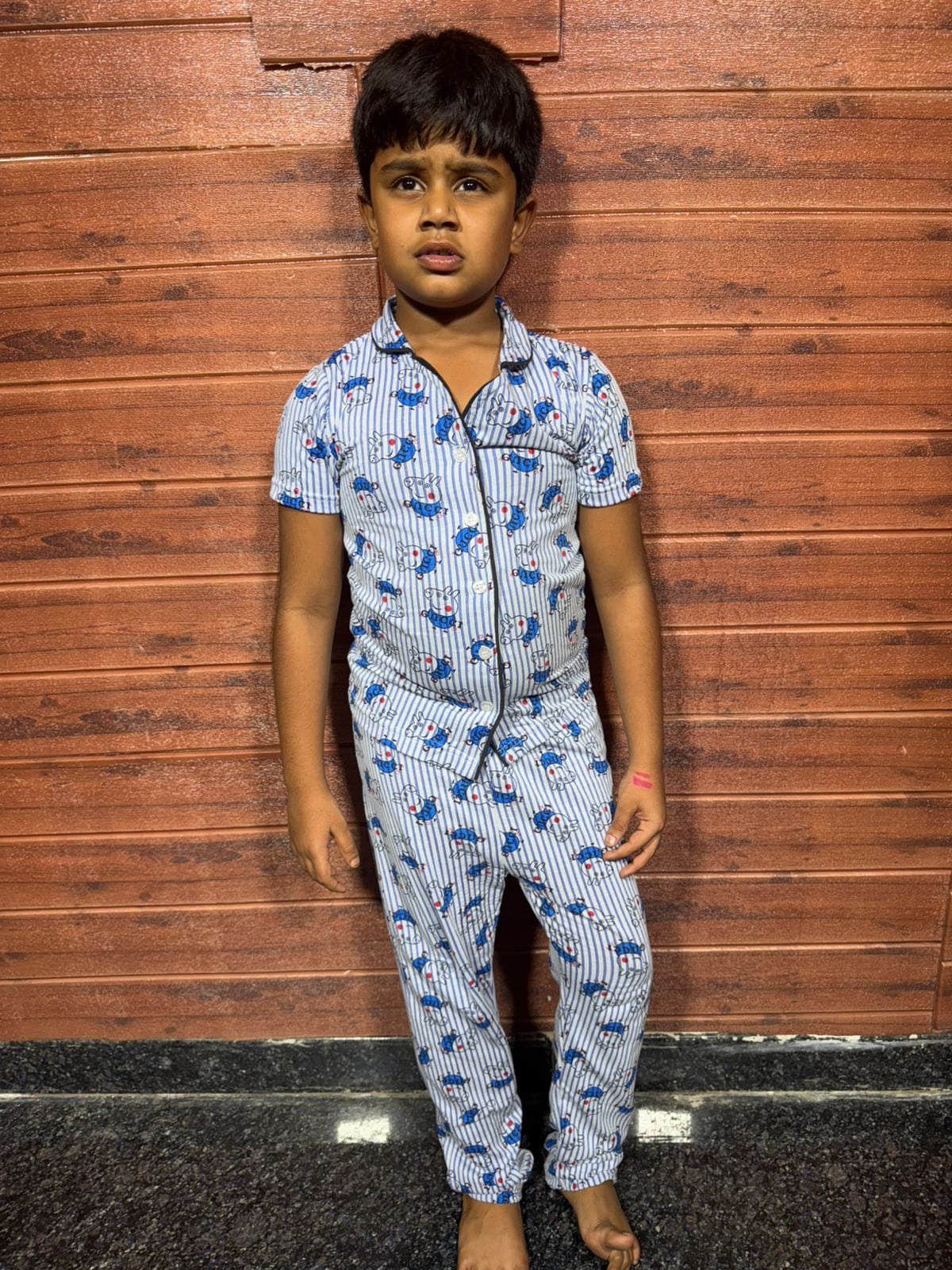 ELITE KIDS UNISEX SHIRT SET Blue stripes - TeebuyclothingELITE KIDS UNISEX SHIRT SET Blue stripes for women & kids - Teebuyclothing