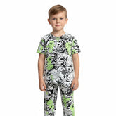 Elite Kids unisex TSHIRT+PANT NEON GRAPHICS