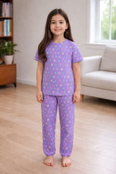 FP-2 Elite Kids unisex TSHIRT+PANT LAVENDER PAW BLISS SET