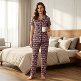 ELITE WOMENS SHIRT + PANT PYJAMA SET ZIG ZAG - TeebuyclothingELITE WOMENS SHIRT + PANT PYJAMA SET ZIG ZAG for women & kids - Teebuyclothing