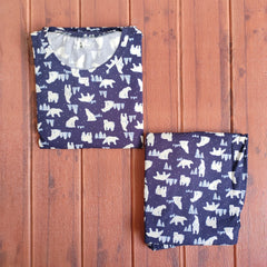 Teebuyclothing ELITE WOMENS TSHIRT + PANT PYJAMA SET ELITE WOMENS TSHIRT + PANT PYJAMA SET