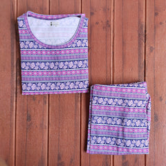 Teebuyclothing ELITE WOMENS TSHIRT + PANT PYJAMA SET ELITE WOMENS TSHIRT + PANT PYJAMA SET