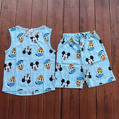 Kids Sleeveless Unisex Short Set  DUCK