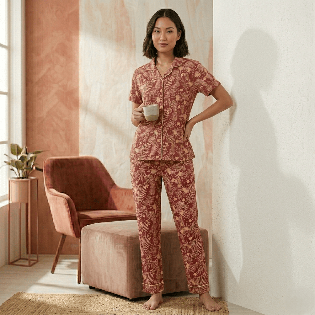Teebuyclothing ELITE WOMENS SHIRT + PANT PYJAMA SET ELITE WOMENS SHIRT + PANT PYJAMA SET