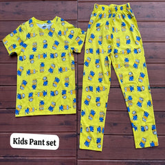 Kids unisex TSHIRT+PANT YELLOW MINION
