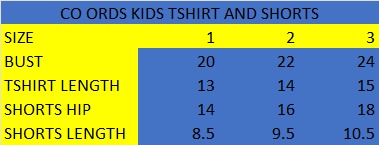 Kids Tshirt + shorts combo (pack of 5)