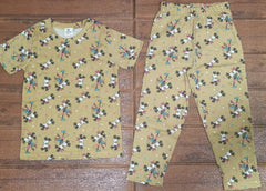 kids unisex Tshirt+pant BISCUIT MICKEY